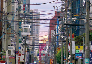 大阪市瓦町の風景