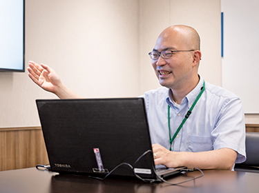 写真：配電部 無電柱化推進グループ 主任 田川翔太氏