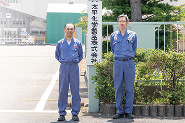 写真：お話しいただいた西村製造部長、藤谷本部長